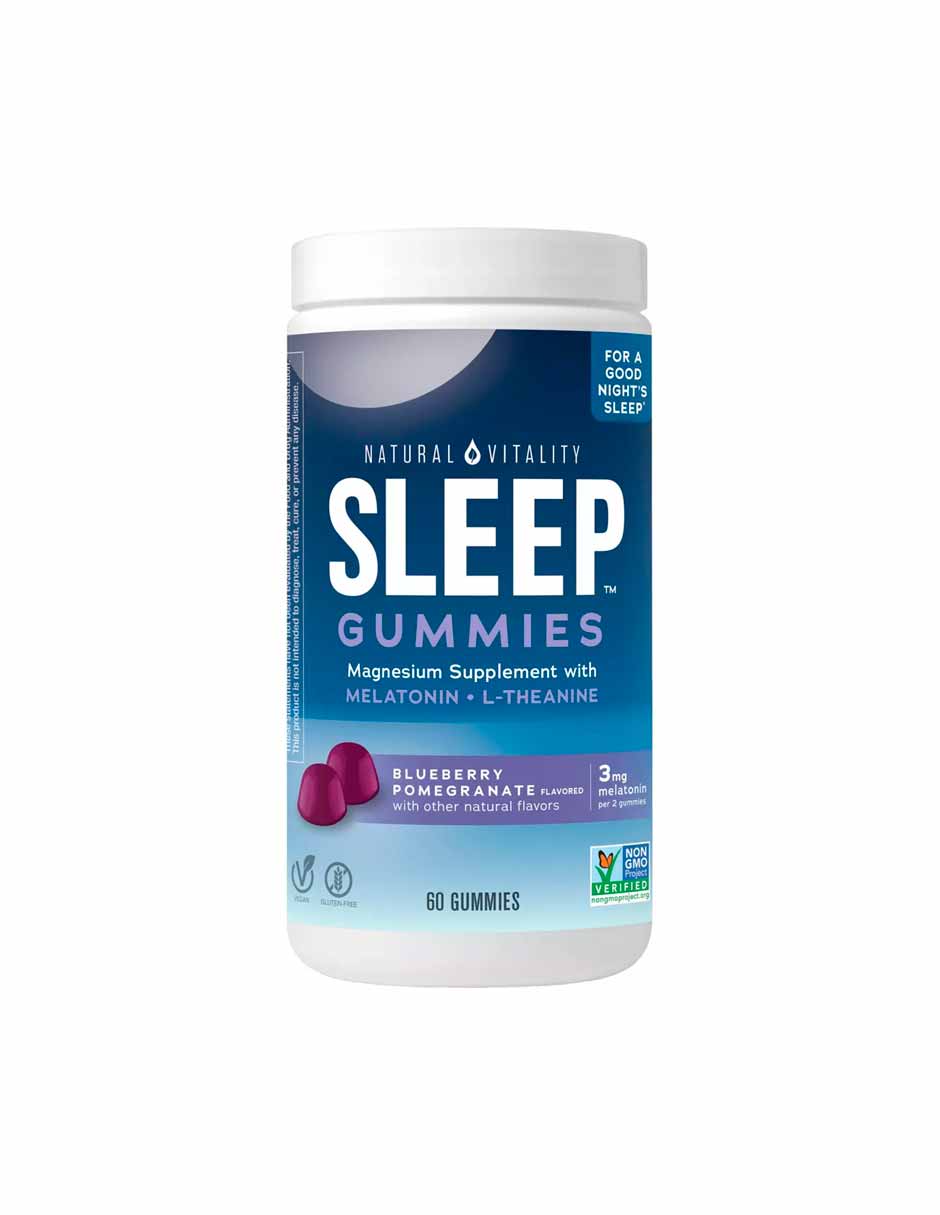 Natural Vitality CALM Gomitas para dormir con magnesio 60 unidades