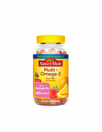 Nature Made Multivitamínico para mujer Omega-3 gomitas 150 unidades