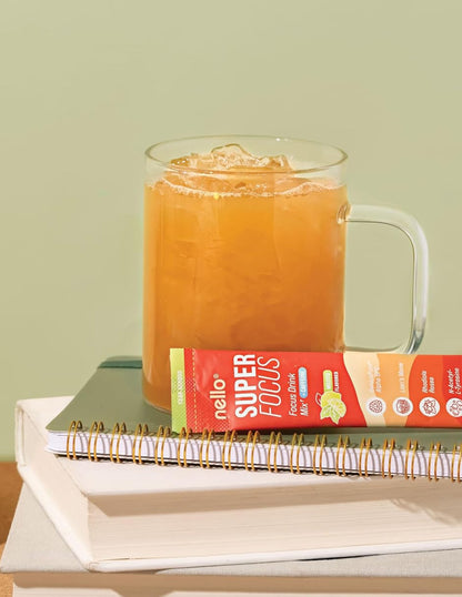 Bebida Nello SuperFocus Sabor Mojito Enfoque y Energía 20 Sobres Sin Azúcar