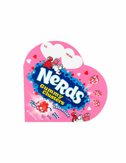 Nerds gummy cluster caja en forma de corazón 170gr