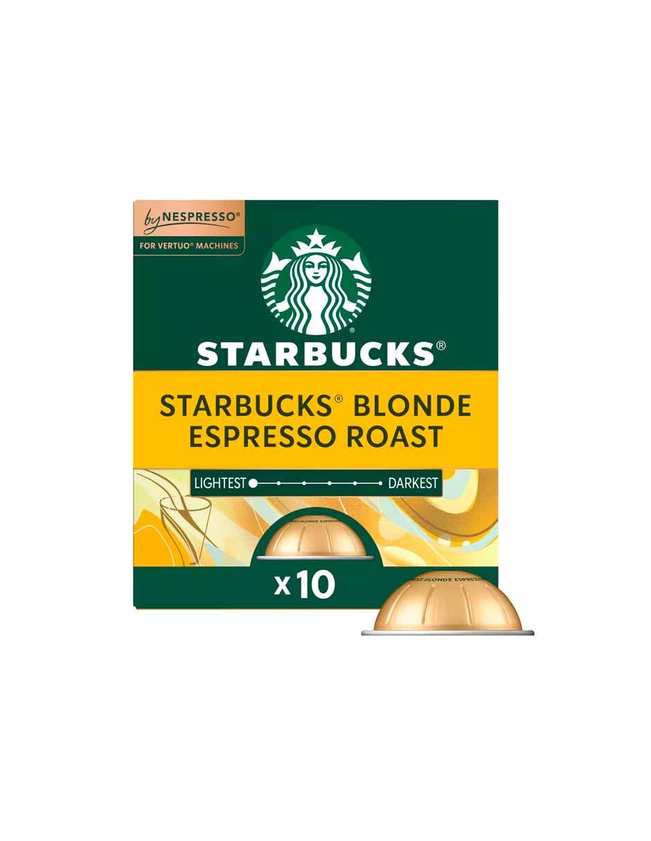 Starbucks Blonde cápsulas Nespresso Vertuo 10 cápsulas