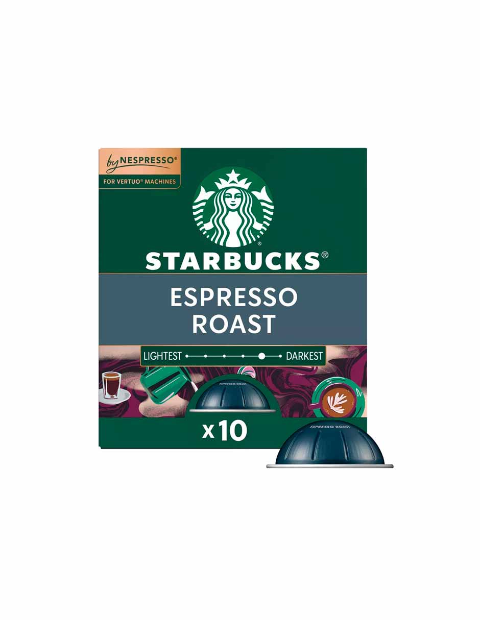 Starbucks Espresso cápsulas Nespresso Vertuo 10 cápsulas