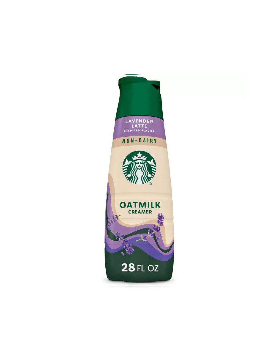 Starbucks Lavanda vainilla crema para café con leche de avena 828ml