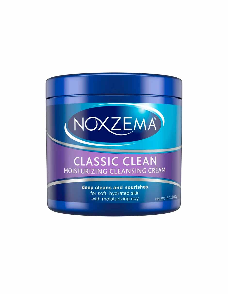 Noxzema Crema limpiadora facial hidratante, para todo tipo de piel 340gr