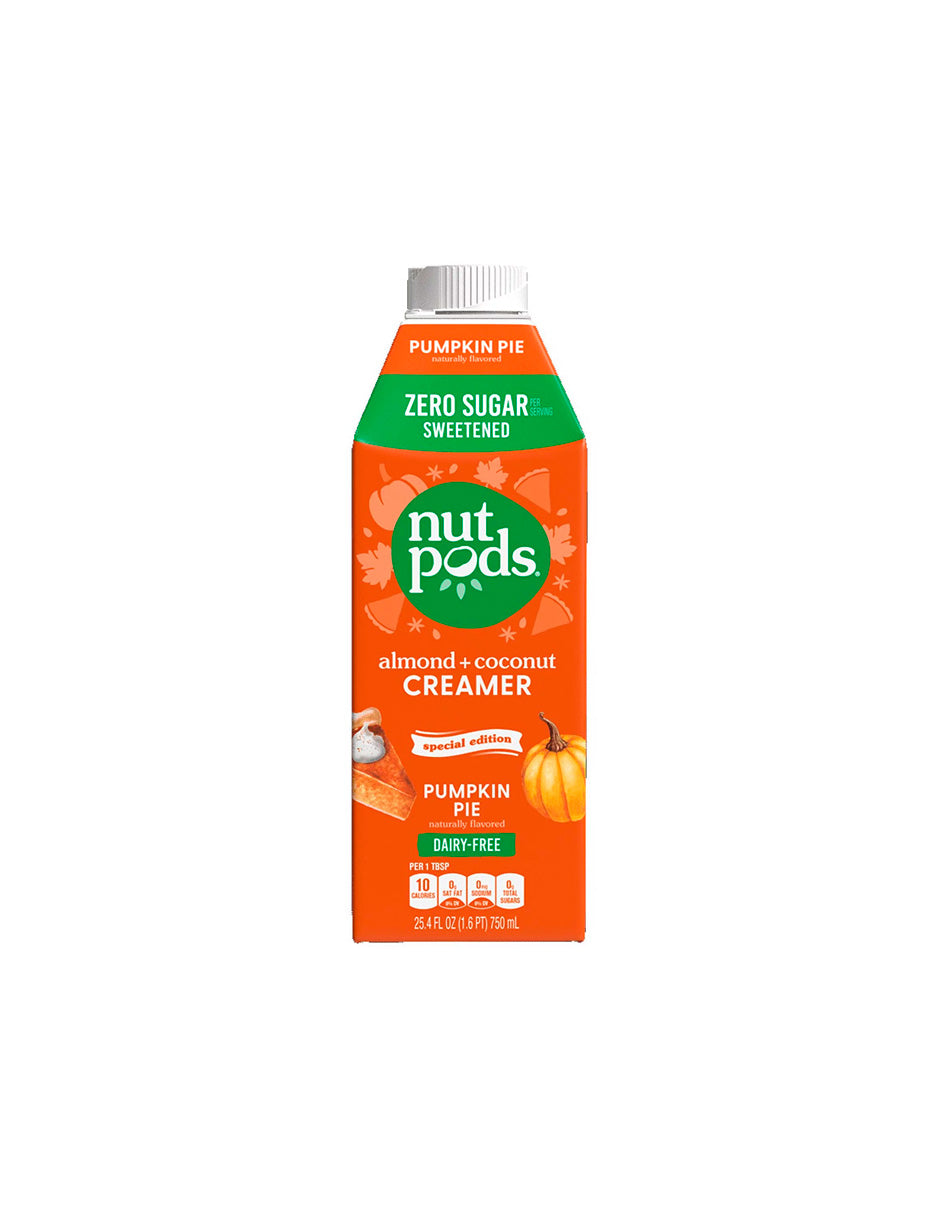 Nut pods Crema de almendras y coco sabor Pumpkin pie sin azucar 750ml