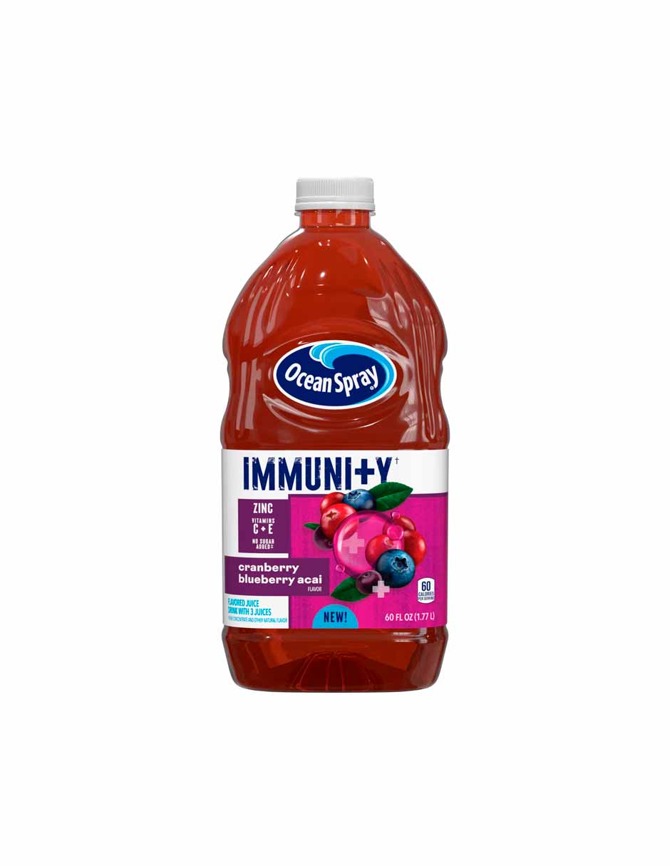 Ocean Spray Immunity Bebida de jugo 1.77 litros (diferentes sabores)