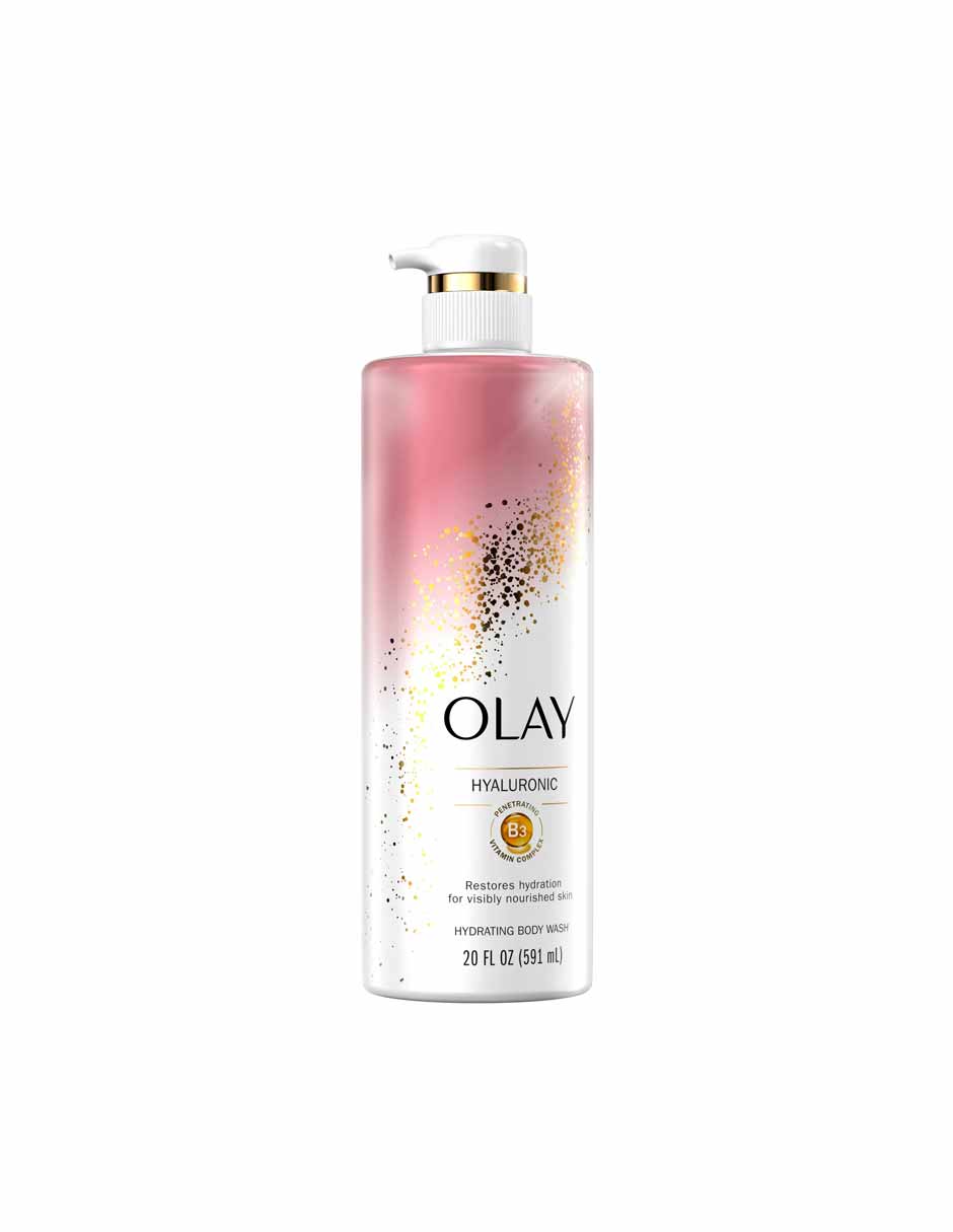 Olay Limpiador y Gel de Baño Nutritivo con Vitamina B3 y Ácido Hialurónico 530ml