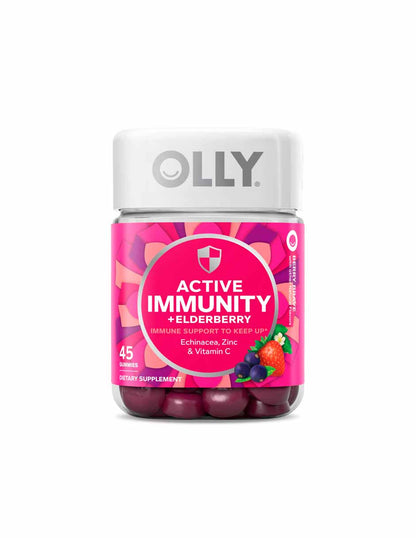 Olly Active Immunity+ Eldelberry 45 gomitas