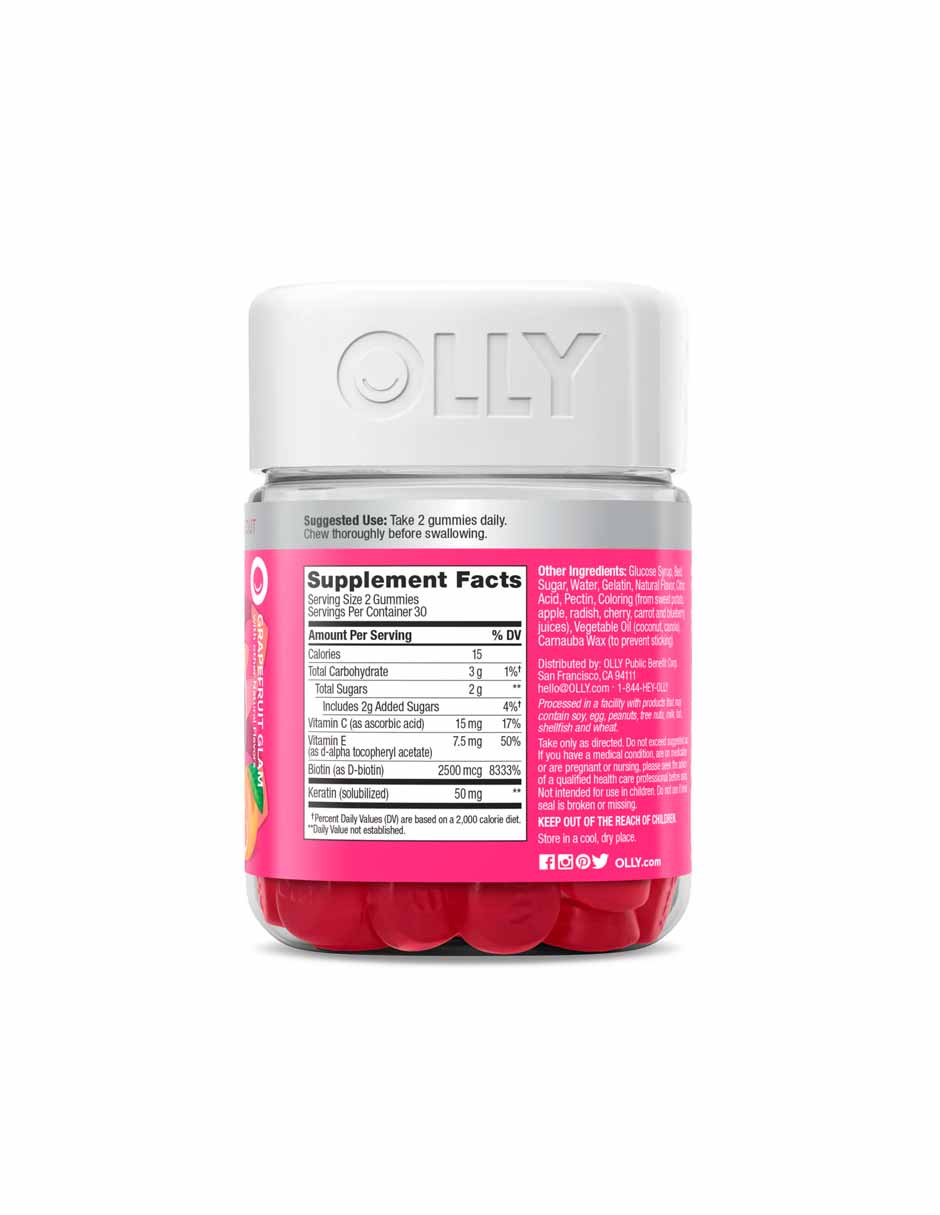 Olly Undeniable Beauty Multivitamin Gummies 60 piezas