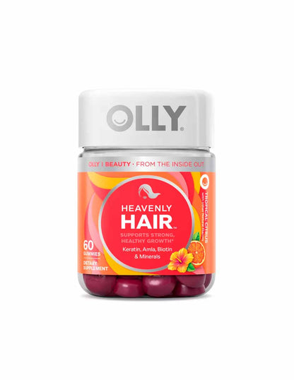 OLLY Heavenly Hair Gomitas para el cabello con queratina, biotina y minerales 60 unidades