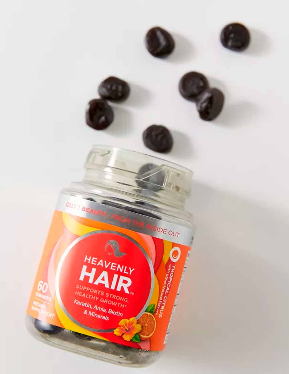 OLLY Heavenly Hair Gomitas para el cabello con queratina, biotina y minerales 60 unidades