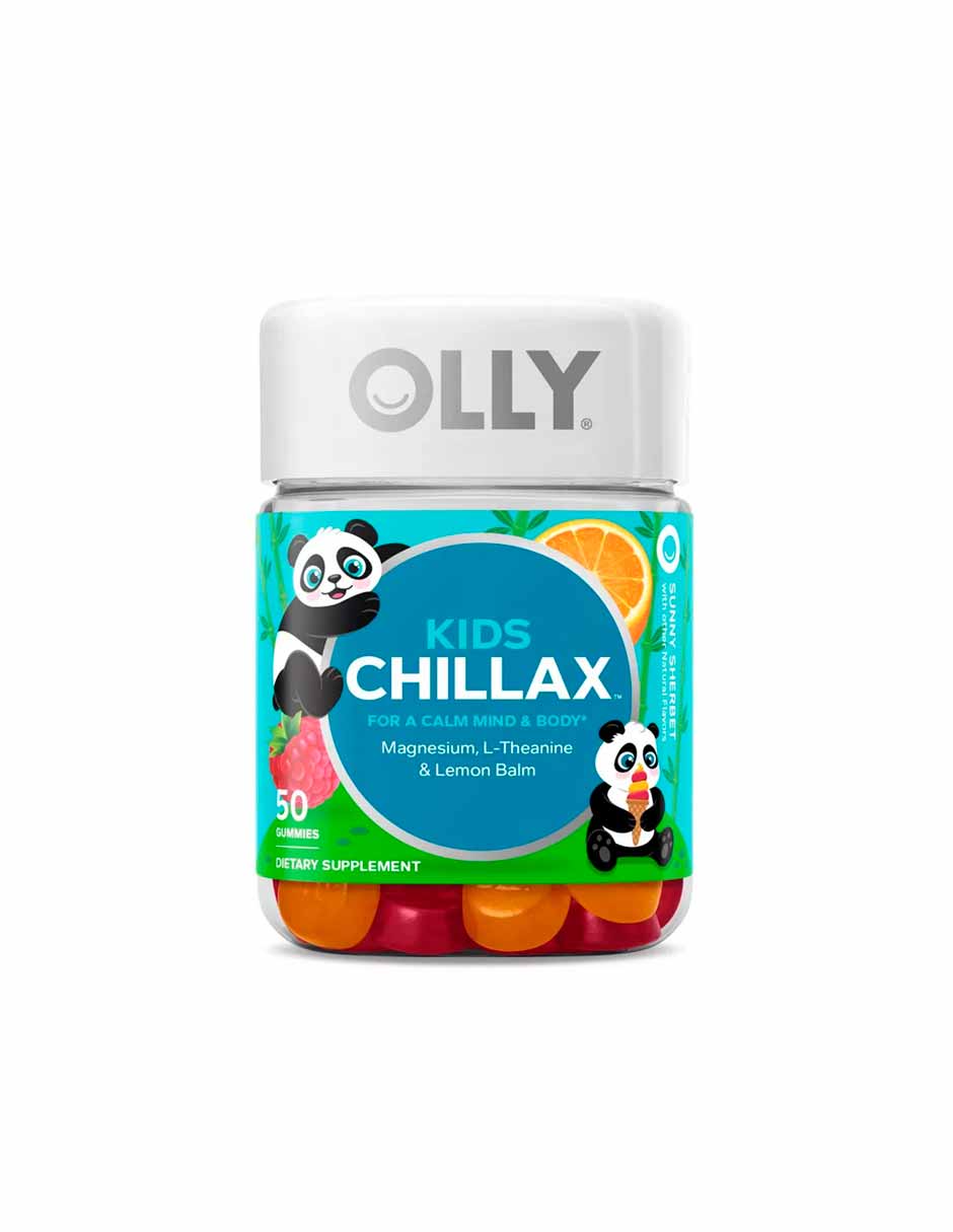 OLLY Kids Chillax , gomitas con magnesio, L-teanina, 50 unidades