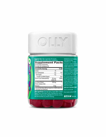 OLLY Gomitas para dormir de recuperación muscular 40 unidades