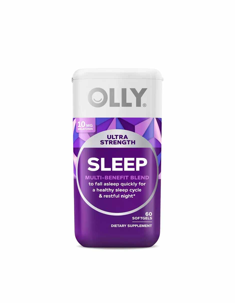 OLLY Cápsulas para dormir ultra fuertes, 60 unidades