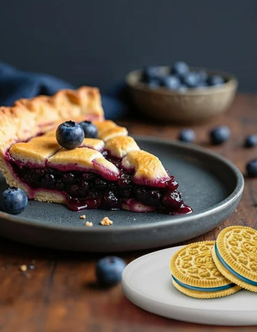 Galletas Sándwich OREO Blueberry Pie Edición Limitada 303gr