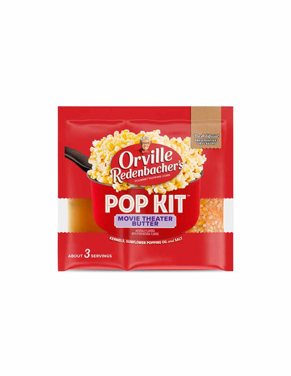 Orville Redenbacher's Kit de palomitas de maíz mantequilla de cine, 103gr