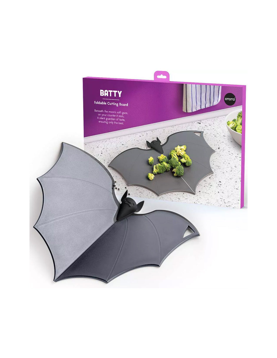Tabla de cortar Batty plegable con forma de murciélago