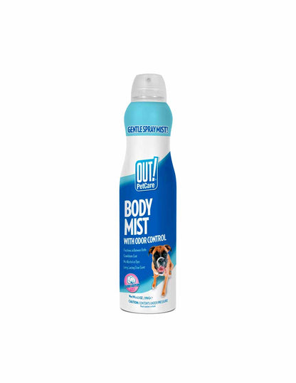 OUT Body Mist Spray para perros, aroma de algodón 178gr