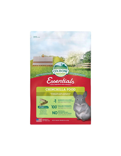 Oxbow Essentials comida para Chinchilla sin semillas e ingredientes artificiales 4.53kg