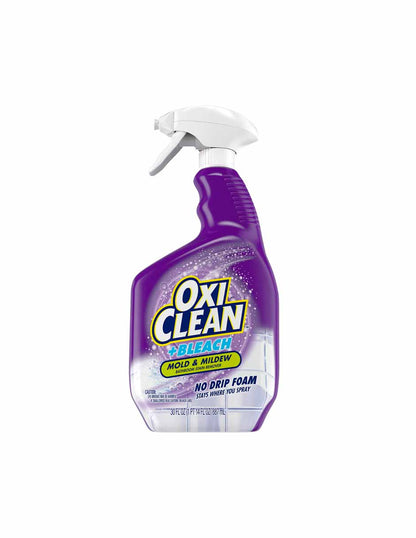 OxiClean plus Bleach, espuma quitamanchas para baño de moho y hongos 887ml