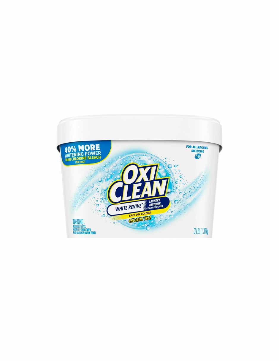 OxiClean White Revive Blanqueador de ropa + Quitamanchas 1.37kg