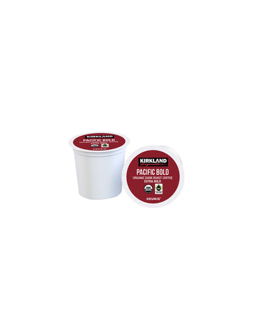 Cápsulas K-Cup Pacific Bold de café orgánico Kirkland Signature, 120 unidades