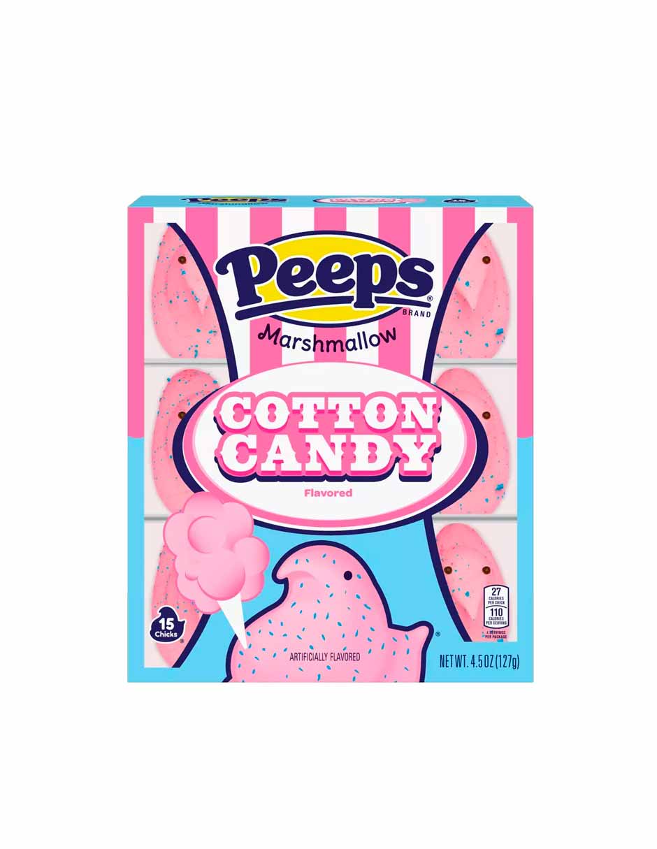 Peeps Malvaviscos sabor algodón de azúcar 127gr