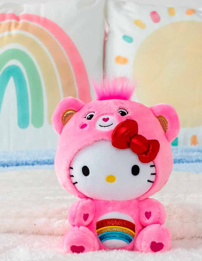 Hello Kitty Loves Cheer Bear osito de peluche 22cm de alto