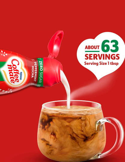 Coffee mate crema liquida Zero Sugar Peppermint Mocha 946ml