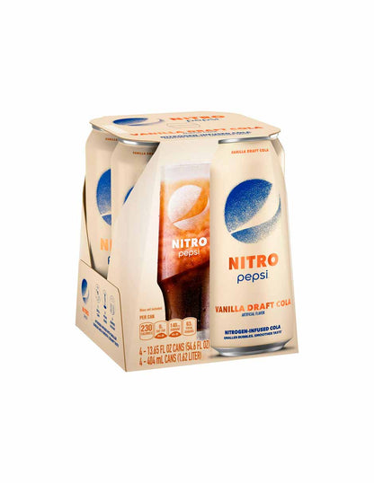 Pepsi Nitro Draft Vanilla 4 unidades