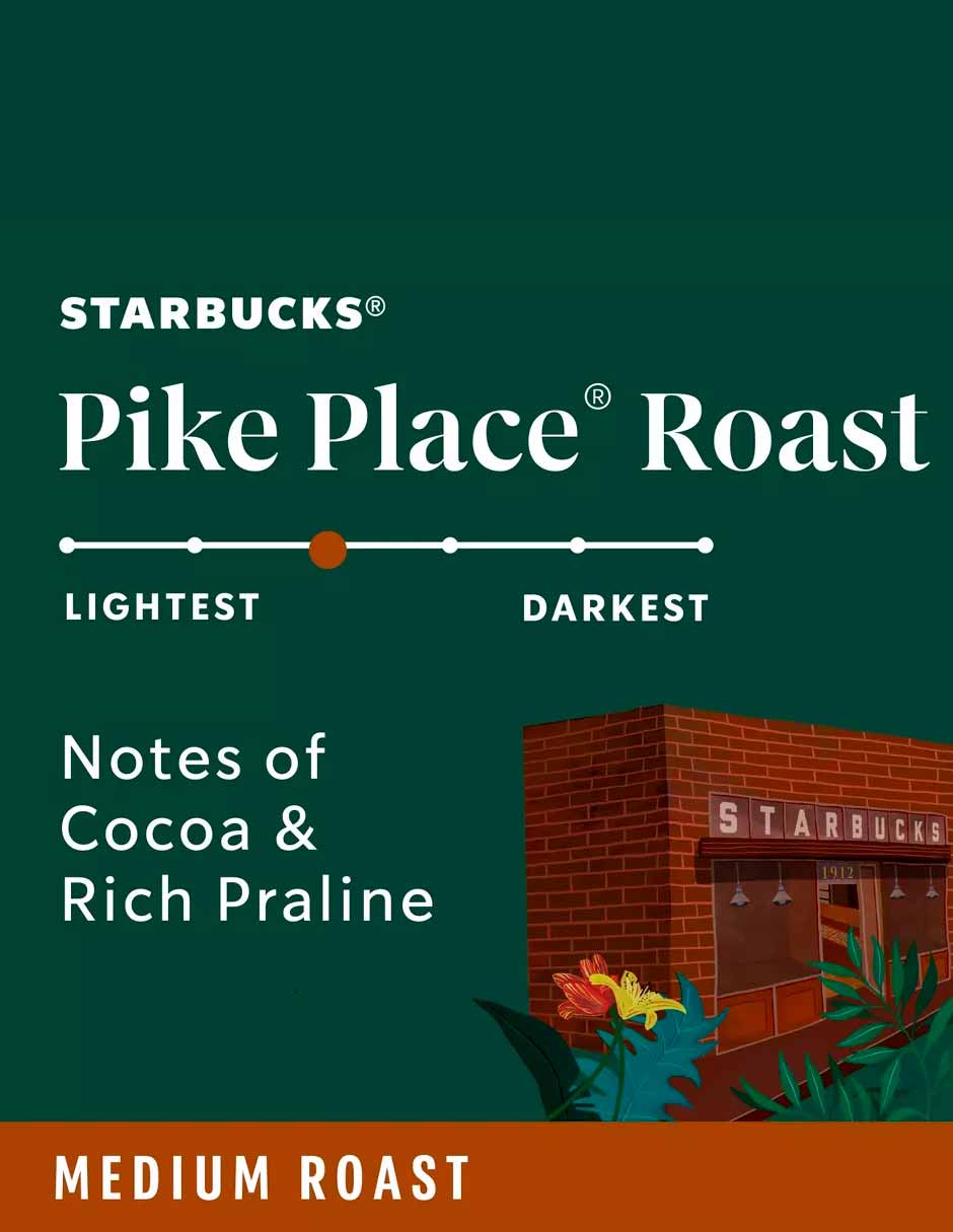 Starbucks café molido Pike Place Roast 340gr