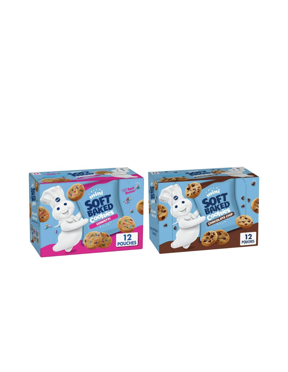 Pillsbury Mini galletas horneadas suaves, 12 pack