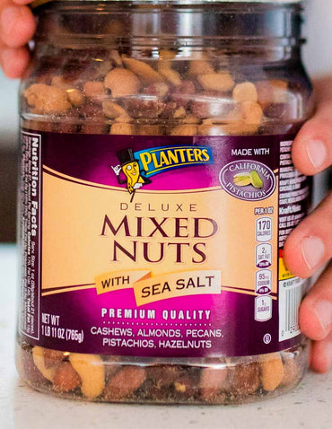 PLANTERS Deluxe Mixed Nuts con sal marina, 963 gr