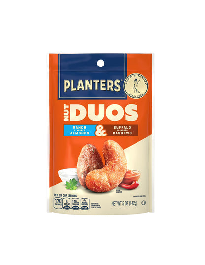Nueces Duos Planters surtidas tostadas para snack 142gr (sabor a elegir)