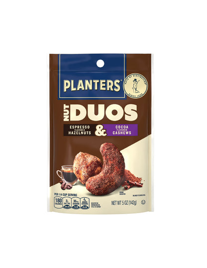Nueces Duos Planters surtidas tostadas para snack 142gr (sabor a elegir)