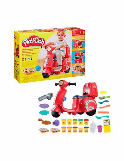 Play-Doh set scooter repartidor de pizzas