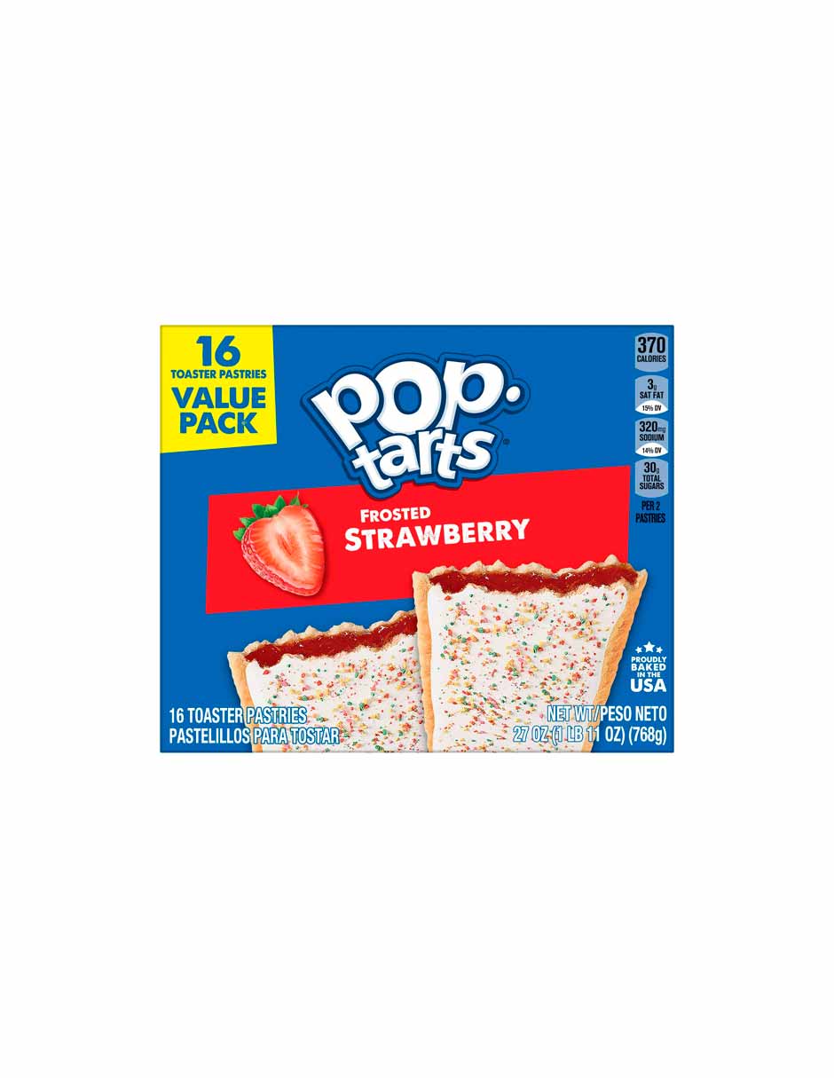 Pop Tarts Fresa 16pack 768gr