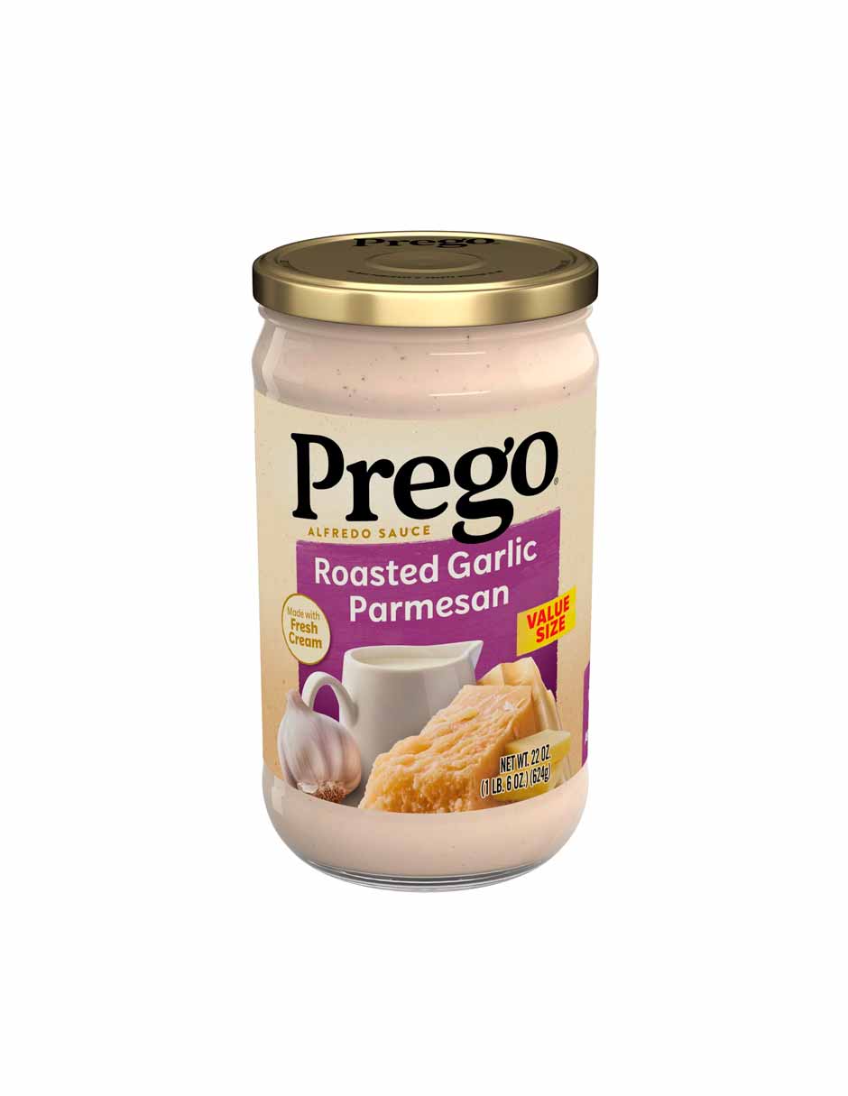 Salsa Alfredo de Prego, parmesano con ajo asado 623gr