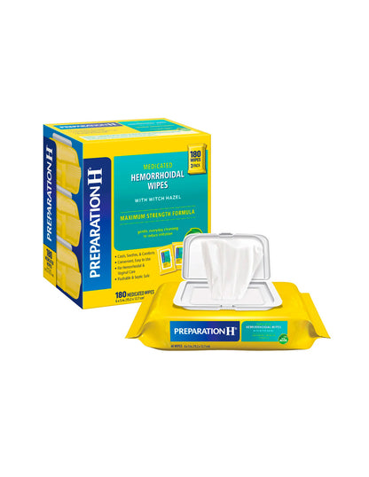 Toallitas medicinales para hemorroides Preparation H, 3 pack