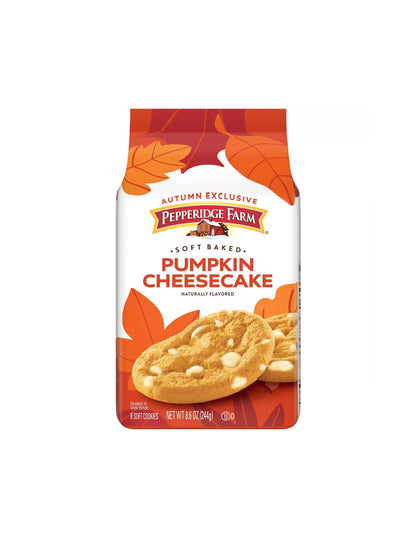 Pepperidge Farm Soft Baked Pumpkin Cheesecake galletas 244gr