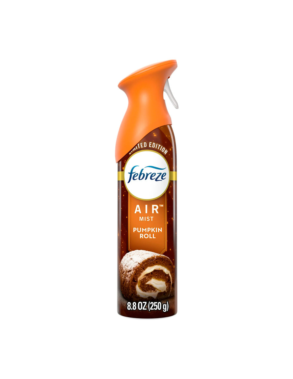 Febreze Ambientador Spray Aroma Pumpkin roll, 250gr Edición Limitada