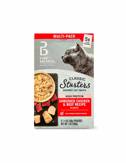 Pure Balance premios para gatos sabor pollo paquete de 5, 200gr