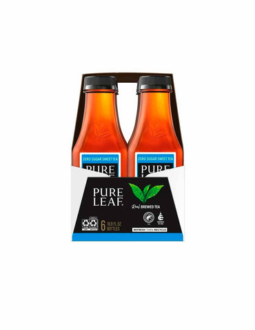 Pure Leaf Real Brewed Té helado sin azúcar 6 pack