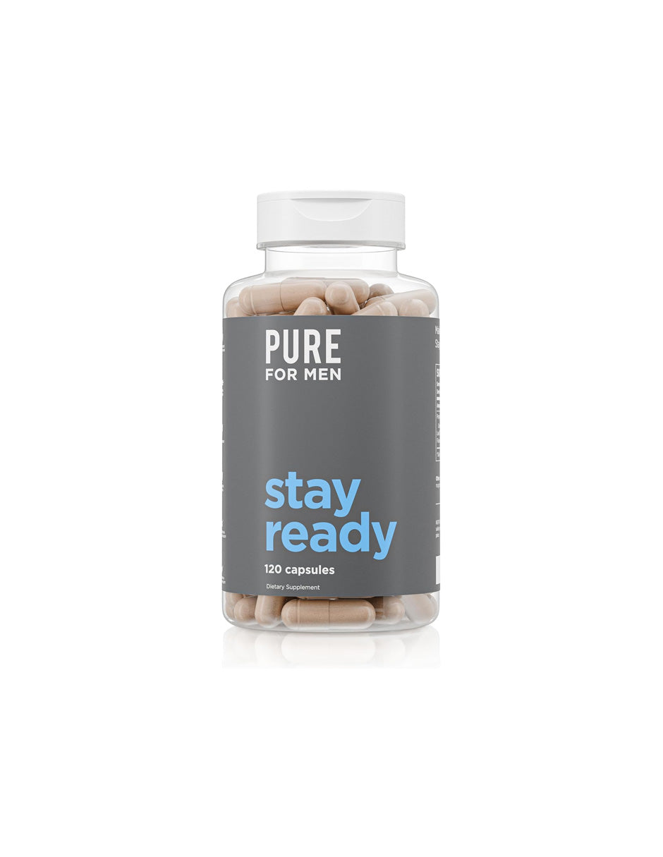 Suplemento de fibra Pure for Men Vegana Psyllium 120 Cápsulas