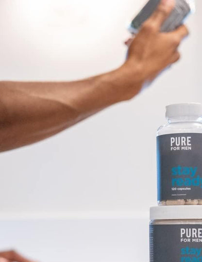 Suplemento de fibra Pure for Men Vegana Psyllium 120 Cápsulas