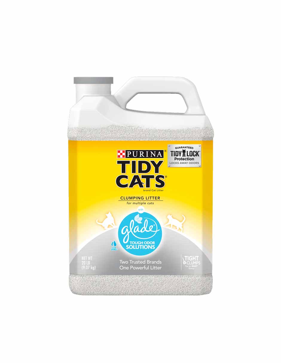 Purina Tidy Cats arena para gatos con desodorizante Glade Clear Springs 9kg