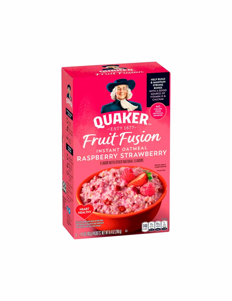 Quaker Avena Instantánea Fruit Fusion Frambuesa 240gr