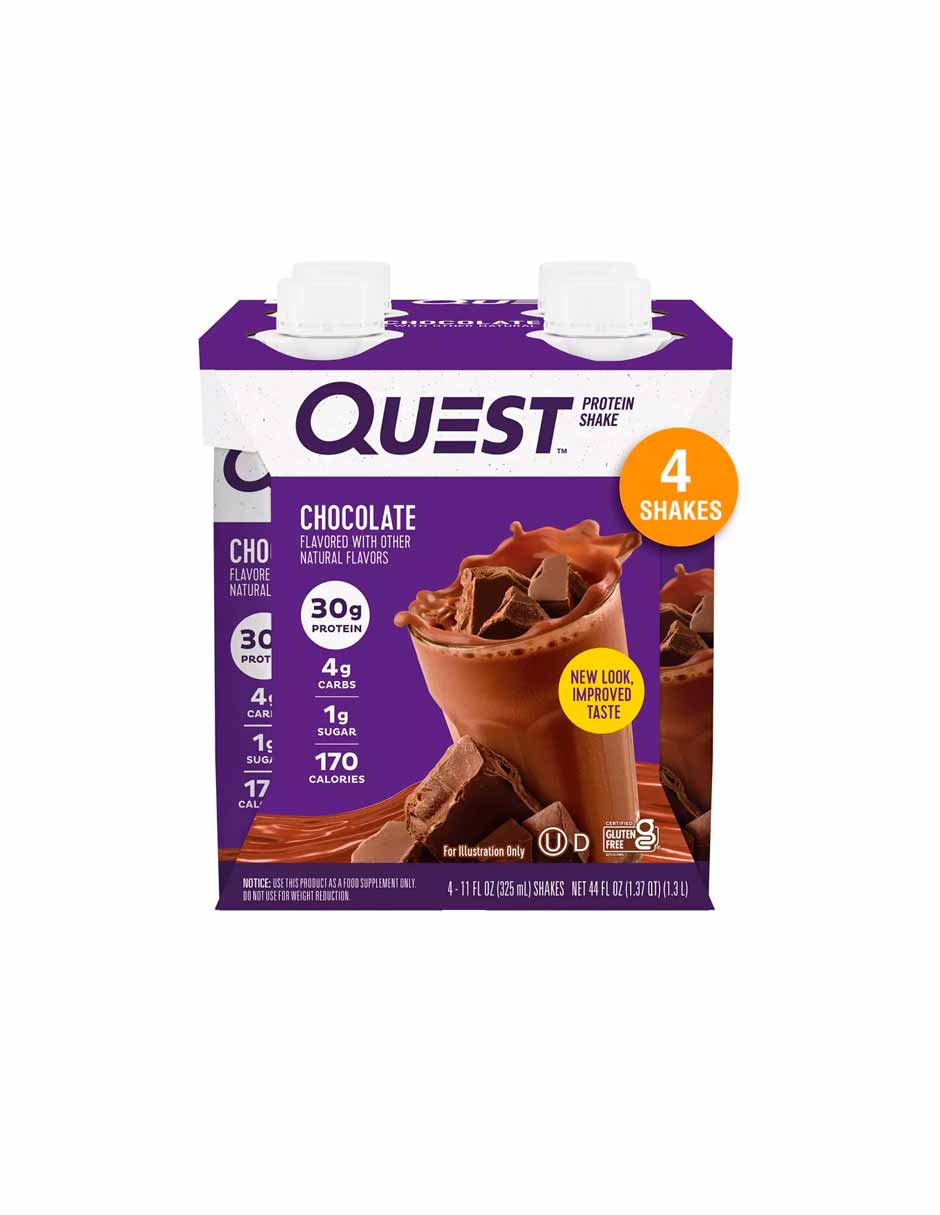 Batido de proteína Quest Nutrition, 30 g de proteína 4 pack