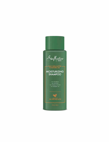 SheaMoisture Shampoo hidratante clarificante para hombres Raw Shea Butter and Mafura Oil 444ml