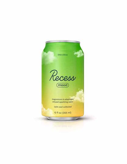 Recess Mood sparkling water con adaptógenos y magnesio 355ml (variedad)